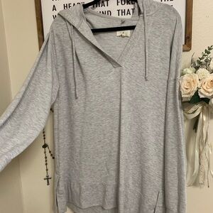 Lou & Grey Heather Gray Women's Hoodie
